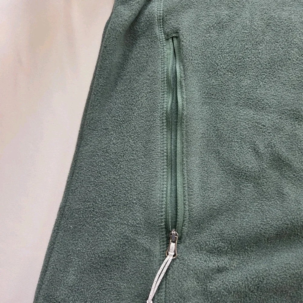 Columbia Fleece Full Zip Jacket Mens L Spruce Green NEW